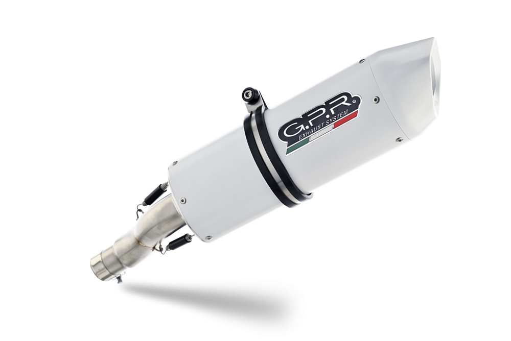 Exhaust compatible with Honda CRF250R 2006-2009, Albus Ceramic, Dual slip-on including removable db killers and link pipes, EPA-compliant 