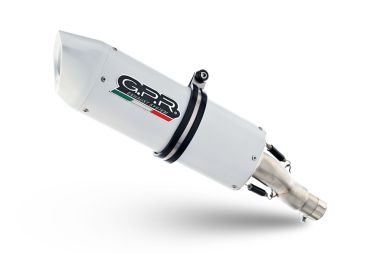 Exhaust compatible with Yamaha Yzf R6 2017-2025, Albus Evo4, Slip-on exhaust including removable db killer and link pipe, EPA-compliant 