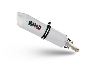 Exhaust compatible with Bmw F850GS - Adventure 2018-2020, Albus Evo4, Slip-on exhaust including removable db killer and link pipe, EPA-compliant 