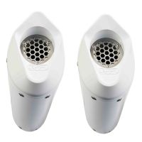 Exhaust compatible with Ktm SMT 950 2005-2008, Albus Ceramic, Dual bolt-on silencers including removable db killer, not EPA-compliant 