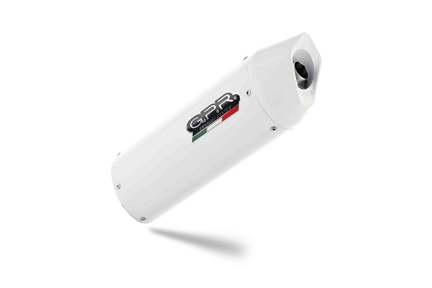 Exhaust compatible with Ktm Smc 690R 2007-2016, Albus Ceramic, Slip-on exhaust including removable db killer and link pipe, not EPA-compliant 