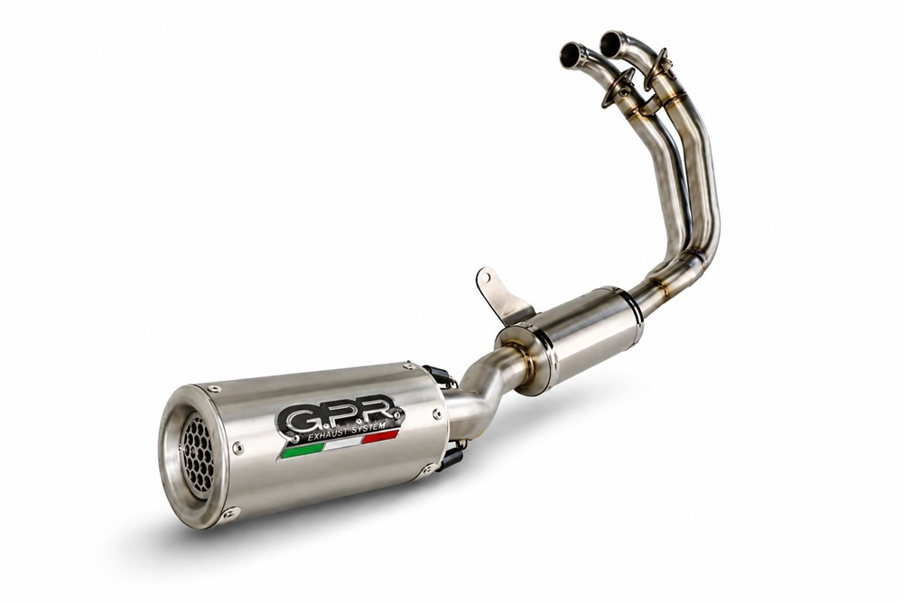 GPR exhaust compatible with Aprilia RS660 2025-2026, M3 Inox , Full system exhaust, including removable db killer 