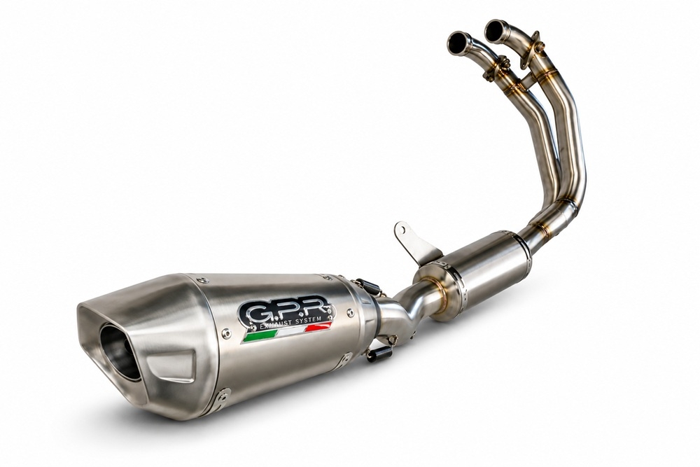GPR exhaust compatible with Aprilia RS660 2021-2024, GP-Revo Titanium, Full system exhaust, including removable db killer 