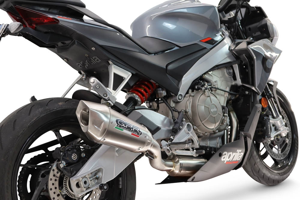 GPR exhaust compatible with Aprilia RS660 2021-2024, GP-Revo Titanium, Full system exhaust, including removable db killer 