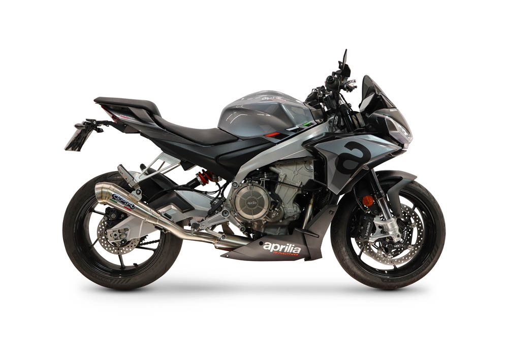 GPR exhaust compatible with Aprilia RS660 2021-2024, Powercone Evo, Full system exhaust, including removable db killer 