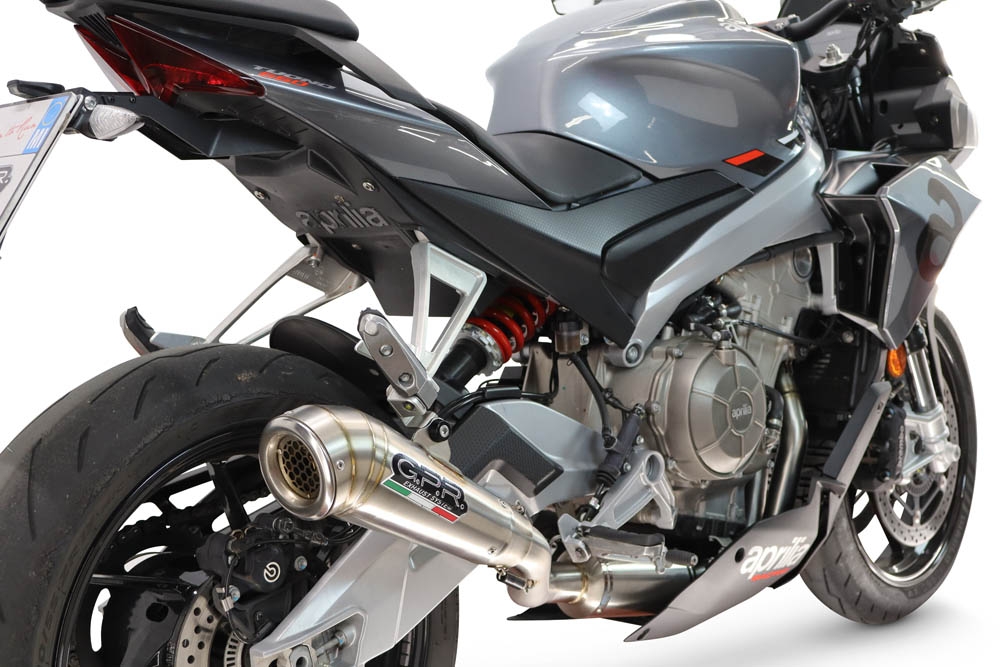 GPR exhaust compatible with Aprilia RS660 2021-2024, Powercone Evo, Full system exhaust, including removable db killer 