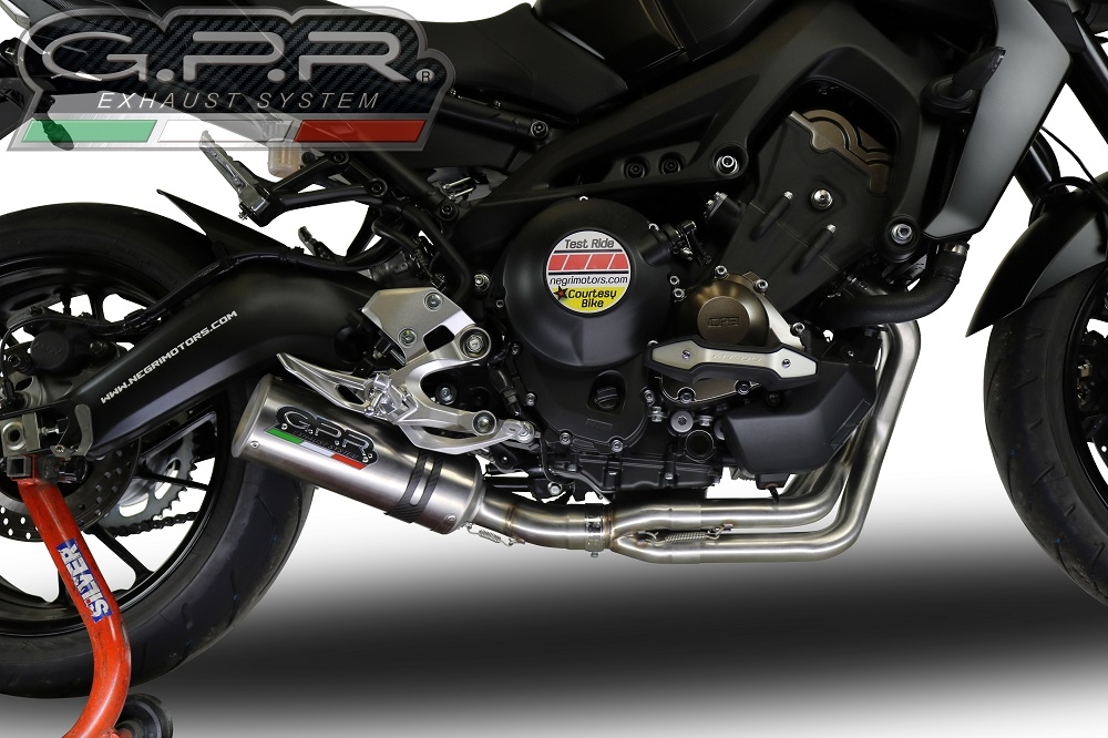 Exhaust compatible with Yamaha FJ-09 Tracer 2017-2020, M3 Inox , Full system exhaust, including removable db killer 