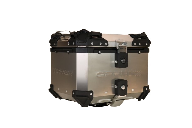  Bmw R 1250 Gs Adventure 2019/2020 e4 GPR TECH Top case in Titanium , Titanium Natural color with specific plate included Capacity 35 LT.