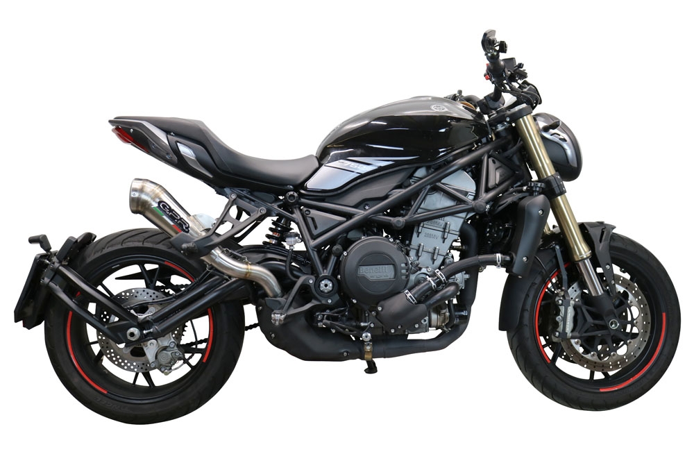 GPR exhaust compatible with  Benelli 752S 2019-2021, Powercone Evo, Slip-on exhaust including removable db killer and link pipe, EPA-compliant 