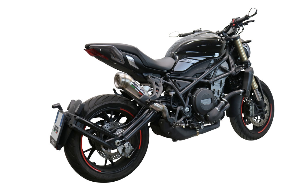 GPR exhaust compatible with  Benelli 752S 2019-2021, Powercone Evo, Slip-on exhaust including removable db killer and link pipe, EPA-compliant 