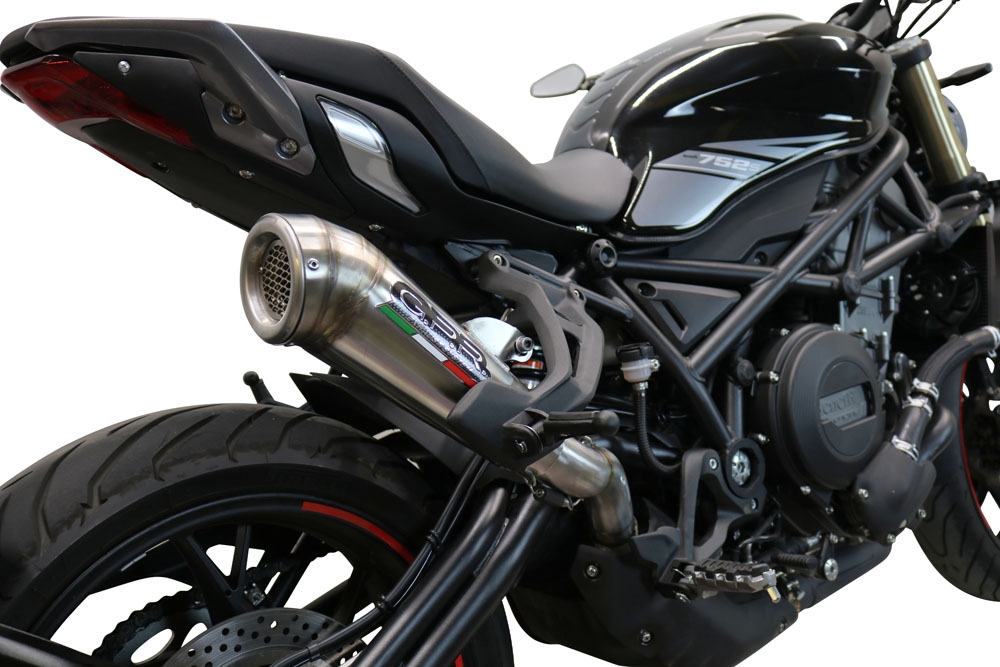 GPR exhaust compatible with  Benelli 752S 2019-2021, Powercone Evo, Slip-on exhaust including removable db killer and link pipe, EPA-compliant 
