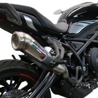 GPR exhaust compatible with  Benelli 752S 2019-2021, Powercone Evo, Slip-on exhaust including removable db killer and link pipe, EPA-compliant 