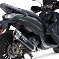 Exhaust compatible with Piaggio Beverly 300 I.E. ABS - S - Police 2016-2020, Furore-X Scooter, Full system exhaust, including removable db killer 