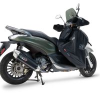 Exhaust compatible with Piaggio Beverly 300 I.E. ABS - S - Police 2016-2020, Furore-X Scooter, Full system exhaust, including removable db killer 