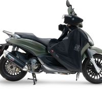 Exhaust compatible with Piaggio Beverly 300 I.E. ABS - S - Police 2016-2020, Furore-X Scooter, Full system exhaust, including removable db killer 