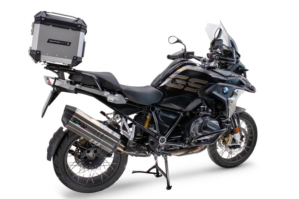 Top case GPR TECH compatible with  Bmw R 1200 Gs 2013/2016 GPR TECH Top case in aluminum, silver color with specific plate included Capacity 35 LT.