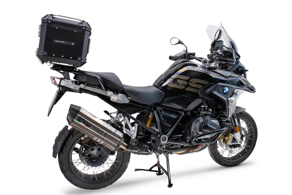 Top case GPR TECH compatible with  Bmw R 1200 Gs 2013/2016 GPR TECH Top case in aluminum, black color with specific plate included Capacity 35 LT.
