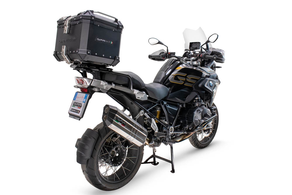 Top case GPR TECH compatible with  Bmw R 1200 Gs 2013/2016 GPR TECH Top case in aluminum, black color with specific plate included Capacity 35 LT.