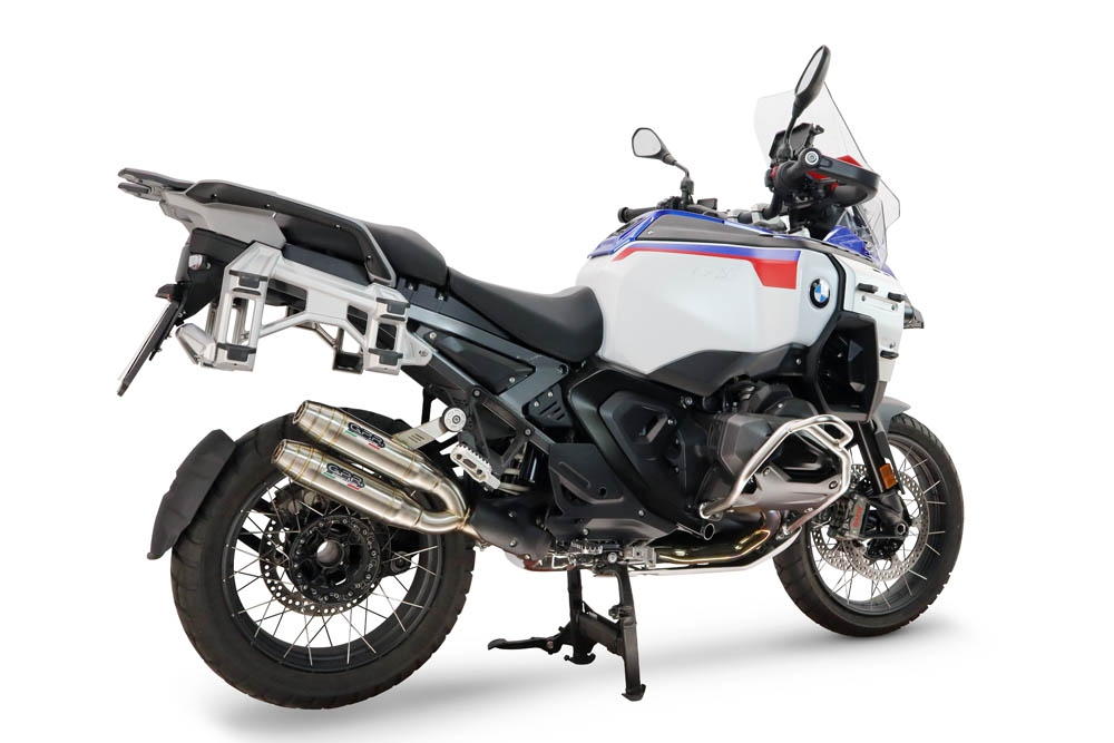 GPR exhaust compatible with Bmw R1300GS Adventure 2024-2026, Deeptone Duplex, Dual slip-on including removable db killers and link pipes, not EPA-compliant 