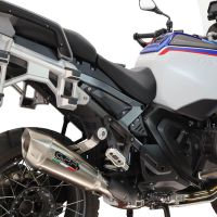 GPR exhaust compatible with Bmw R1300GS Adventure 2024-2026, GP-Revo Titanium, Slip-on exhaust including removable db killer and link pipe, EPA-compliant 