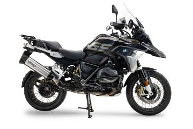 Exhaust compatible with Bmw R1250GS - Adventure 2019-2020, Furore-X Titanio, Slip-on exhaust including removable db killer and link pipe, not EPA-compliant 