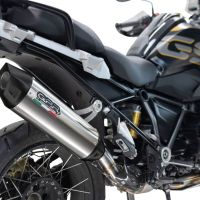 Exhaust compatible with Bmw R1250GS - Adventure 2021-2024, Furore-X Titanio, Slip-on exhaust including removable db killer and link pipe, not EPA-compliant 