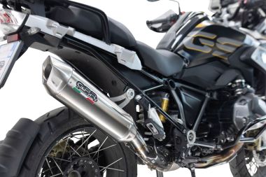 Exhaust compatible with Honda CRF1100L Africa Twin 2020-2025, Furore-X Acciaio Inox, Slip-on exhaust including removable db killer and link pipe, not EPA-compliant 
