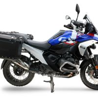 GPR TECH compatible with  Bmw R 1300 GS 2024/2026 GPR TECH Pair of side cases aluminum made, black color with specific pannier holder Capacity 38 LT. + 38 LT.