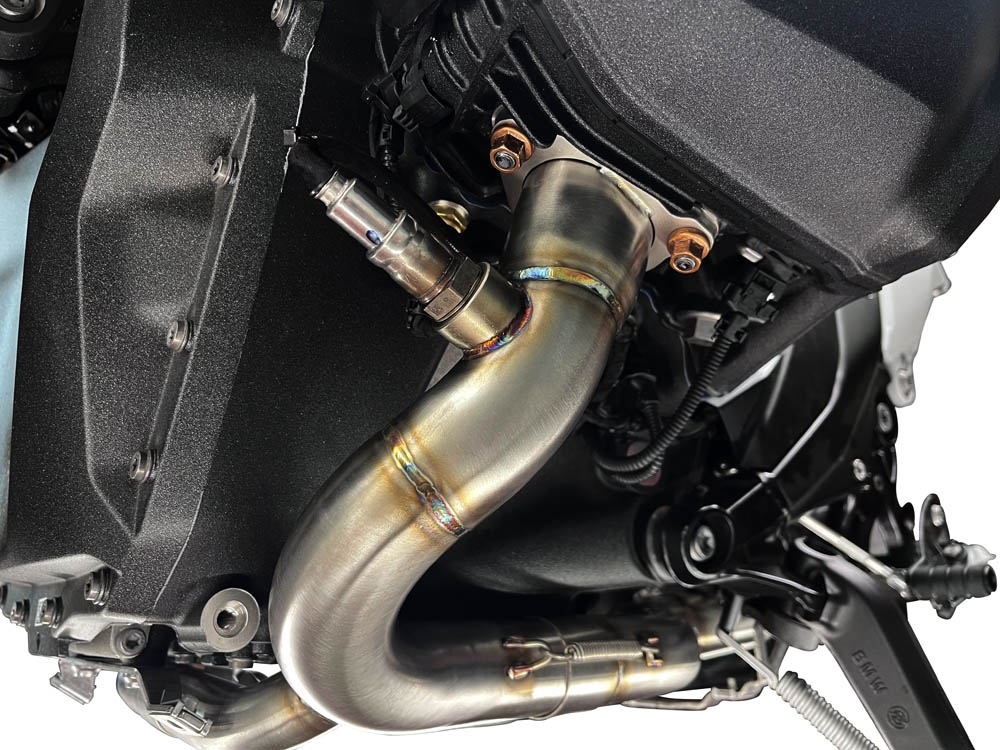 GPR exhaust compatible with  Bmw R1300R R/RS 2025-2026, Decatalizzatore Inox, Decat full titanium pipe 