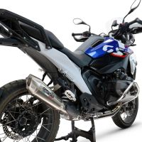 GPR exhaust compatible with  Bmw R1300GS 2024-2026, GP-Revo Titanium, Slip-on exhaust including removable db killer and link pipe, EPA-compliant 