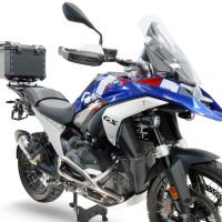 Top case GPR TECH compatible with  Bmw R 1300 GS 2024/2026 GPR TECH Top case in aluminum, silver color with specific plate included to mount on the original rear rack Capacity 35 LT.