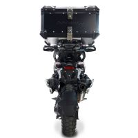 Top case GPR TECH compatible with  Bmw R 1300 GS 2024/2026 GPR TECH Top case in aluminum, silver color with specific plate included to mount on the original rear rack Capacity 55 LT.