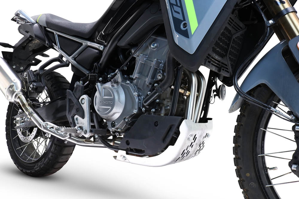 GPR exhaust compatible with  Cf Moto 450 MT 2024-2024, Decatalizzatore, Decat pipe 