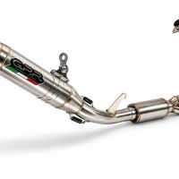 GPR exhaust compatible with Cf Moto 675 NK 2024-2027, Deeptone Inox, Full system exhaust, including removable db killer 