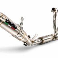 GPR exhaust compatible with Cf Moto 675 NK 2024-2027, Deeptone Inox, Full system exhaust, including removable db killer 
