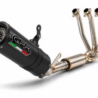 GPR exhaust compatible with Cf Moto 675 NK 2024-2027, M3 Black Titanium, Full system exhaust, including removable db killer 