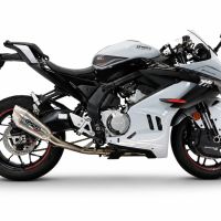 GPR exhaust compatible with Cf Moto 675 NK 2024-2027, GP-Revo Titanium, Full system exhaust, including removable db killer 