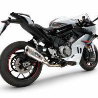 GPR exhaust compatible with Cf Moto 675 NK 2024-2027, GP-Revo Titanium, Full system exhaust, including removable db killer 