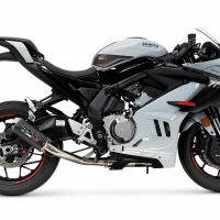 GPR exhaust compatible with Cf Moto 675 NK 2024-2027, RP-M3 Black Titanium, Full system exhaust, including removable db killer 