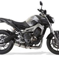 Exhaust compatible with Yamaha FJ-09 Tracer GT 2018-2020, Gpe Ann. titanium, Full system exhaust, including removable db killer 