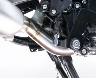 Exhaust compatible with Royal Enfield Himalayan 450 2024-2025, Cut-Box Racing, ORIGINAL-BOX Eliminator, after installation the exhaust loses its conformity for road use. 