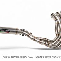 GPR exhaust compatible with Honda CBR1000RR 2008-2013, Deeptone Inox, Full system exhaust, including removable db killer 