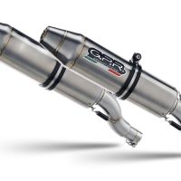 Exhaust compatible with Kawasaki KFX700 2004-2011, Deeptone Atv, Full system exhaust including dual silencers and removable db killers 