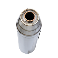 Honda CB400F 2013-2015, Deeptone Inox, Slip-on exhaust including removable db killer and link pipe 