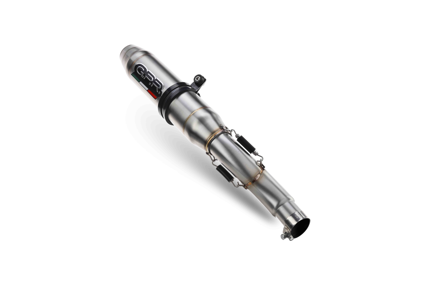 Exhaust compatible with Honda CB600F Hornet 2003-2006, Deeptone Inox, Slip-on exhaust including removable db killer and link pipe, not EPA-compliant 
