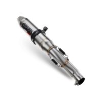 Exhaust compatible with Honda CB600F Hornet 2003-2006, Deeptone Inox, Slip-on exhaust including removable db killer and link pipe, not EPA-compliant 