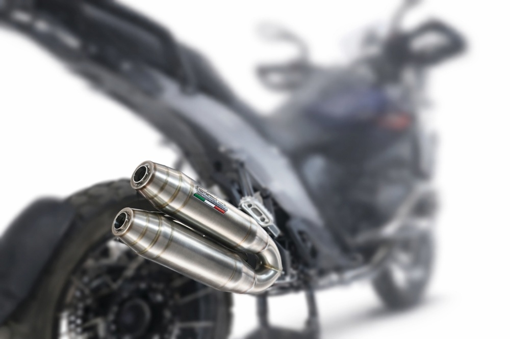 GPR exhaust compatible with Ducati Multistrada V4 - V4S 2025-2026, Deeptone Duplex, Dual slip-on including removable db killers and link pipes, not EPA-compliant 