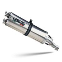 Exhaust compatible with Bmw R1200R 2011-2014, Dual Inox, Slip-on exhaust including removable db killer and link pipe 