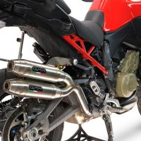GPR exhaust compatible with Ducati Multistrada V4 - V4S 2025-2026, Deeptone Duplex, Dual slip-on including removable db killers and link pipes, not EPA-compliant 