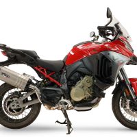 GPR exhaust compatible with Ducati Multistrada V4 - V4S 2025-2026, Hyper Sonic Titanium, Slip-on exhaust including removable db killer and link pipe, not EPA-compliant 